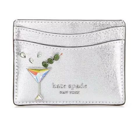 kate spade card holder martini